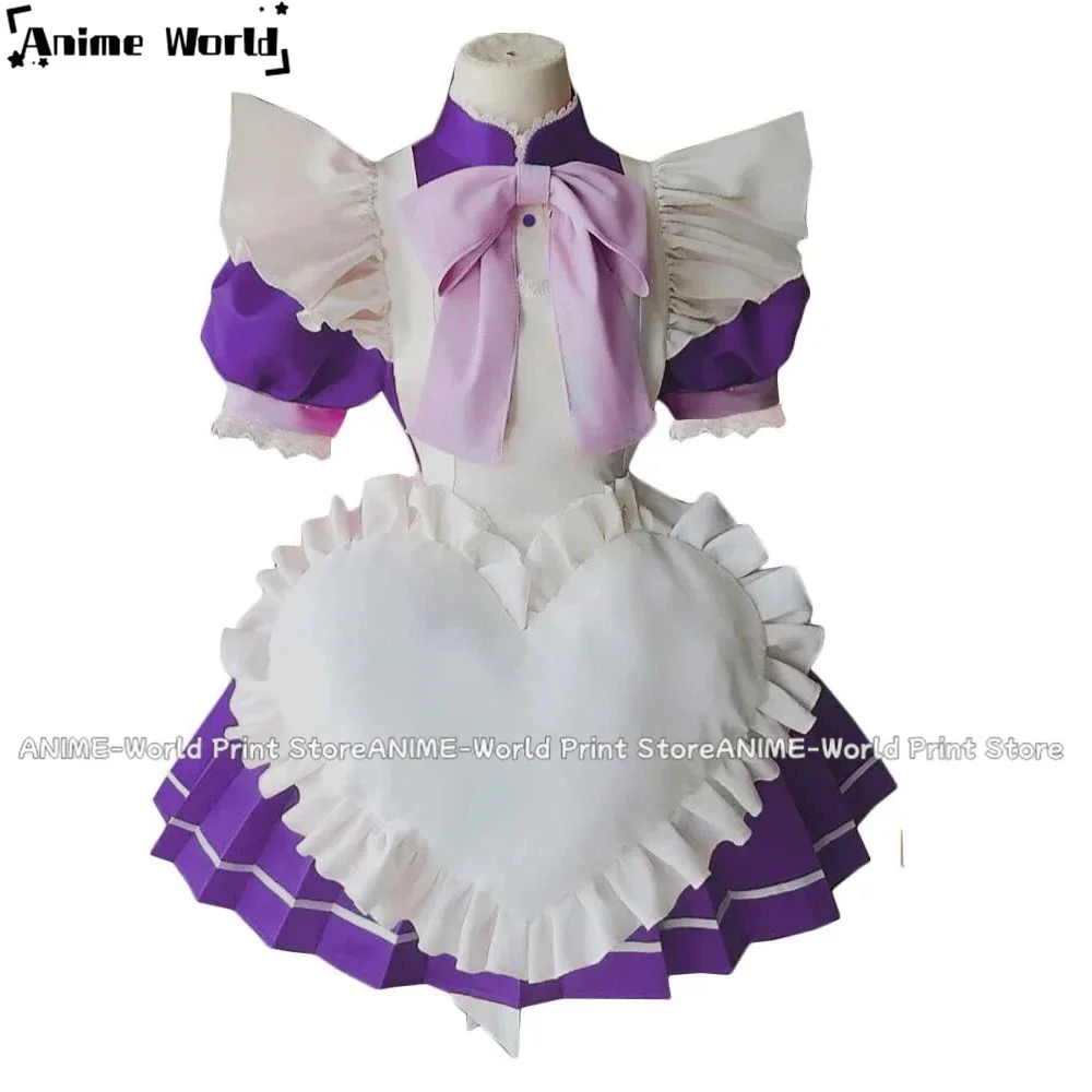 

《Custom Size》Anime! Fujiwara Zakuro Maid Dress Elegant Lovely Uniform Cosplay Costume Party Outfit Women Custom Made