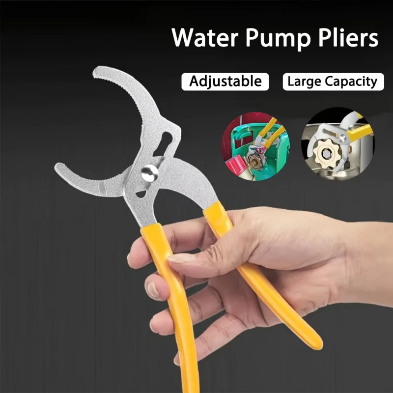 Multi-purpose Tool Water Pump Pliers,Pipe Wrench,Large Opening Faucet Repair Tools for Valves,Bathrooms,Pipes Work Installation