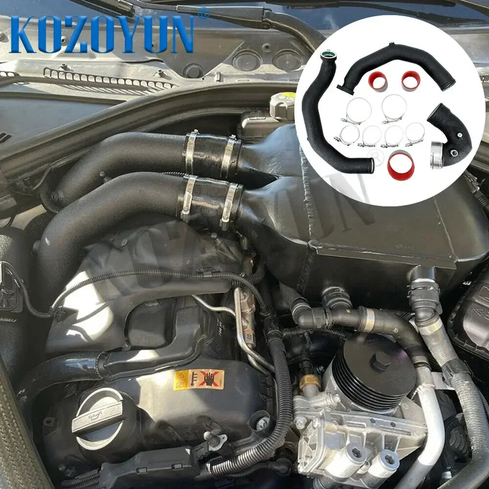 Intercooler tubo de carga boost tubo entrada turbo kit para bmw s55 f80 m3/f82 f83 m4/f87 m2c