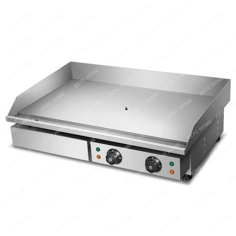 AAElectric Grilling Furnace Commercial Quick Hot Iron Plate Sizzling Iron Plate Pancake Machine Stall Equipment