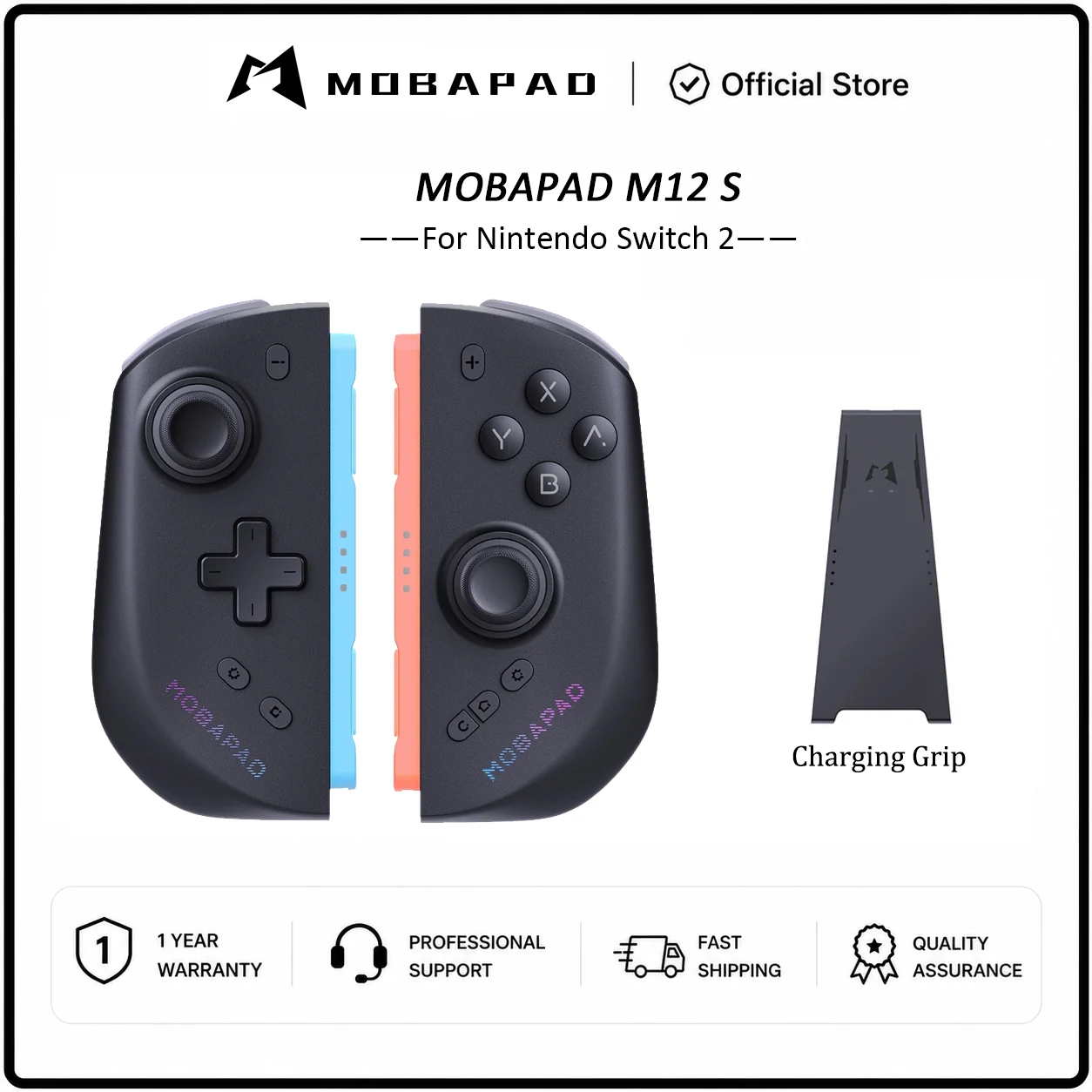 MOBAPAD M12 HD / M12 S Joypad for Nintendo Switch 2 with TMR Joystick HD Vibration Mechanical Buttons Remap Macro Gamepad image 3