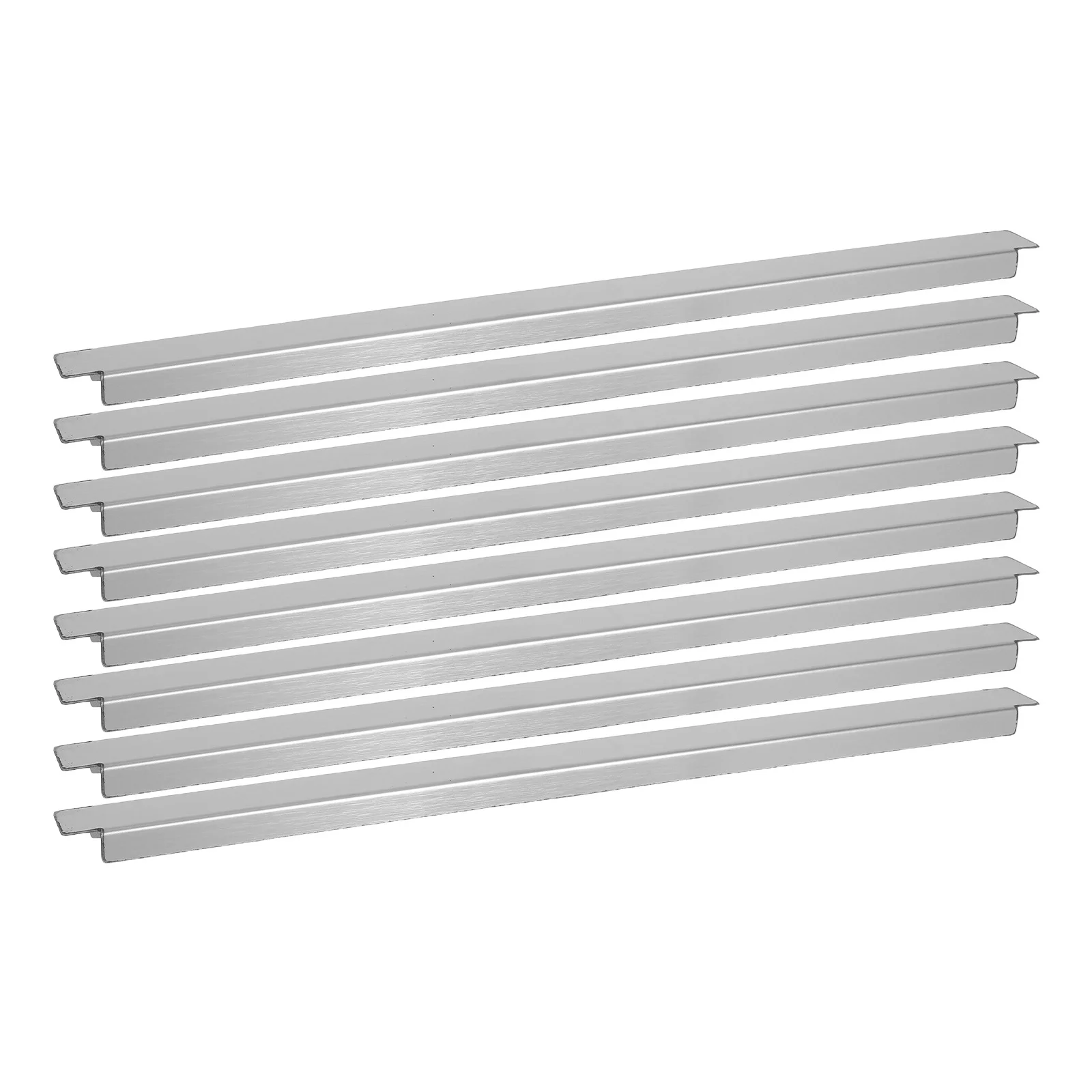 

8Pcs Long Stainless Steel Adapter Bar Metal Food Divider Replacement for Restaurant Kitchen Steam Table Catering Accessories