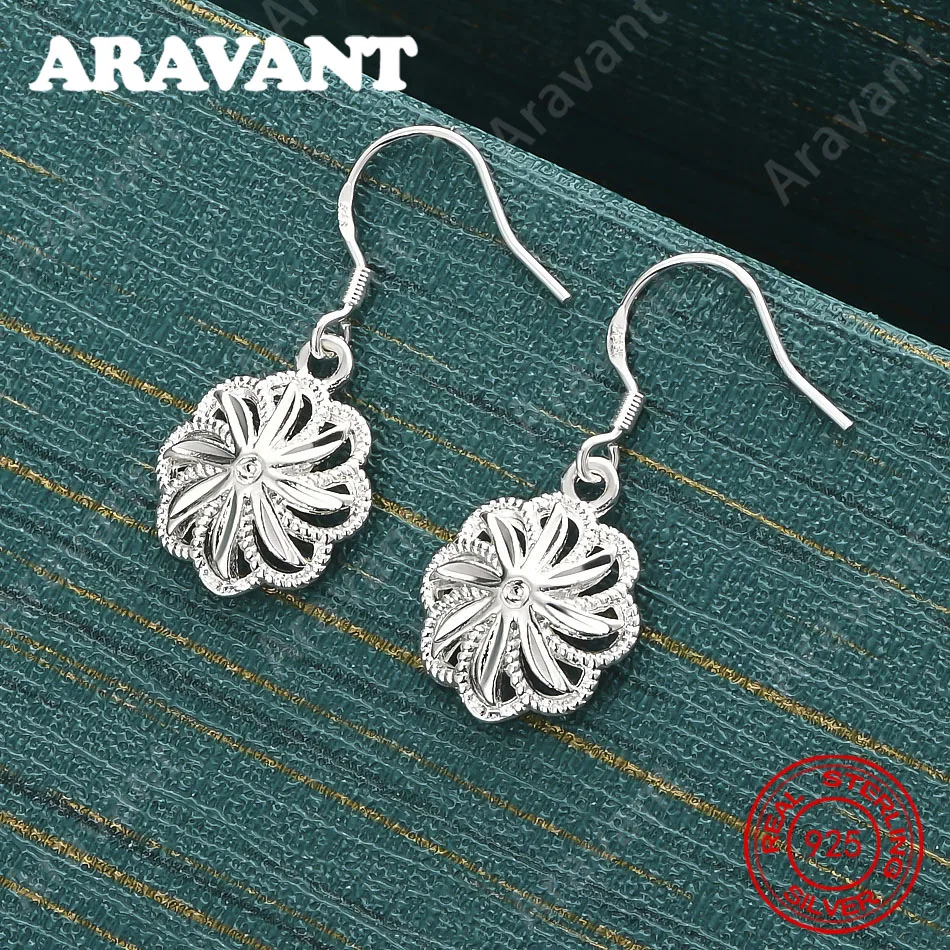 925 Sterling Silver Openwork Heart Earrings - Unique Gift For Women, Versatile For Events And Jewelry