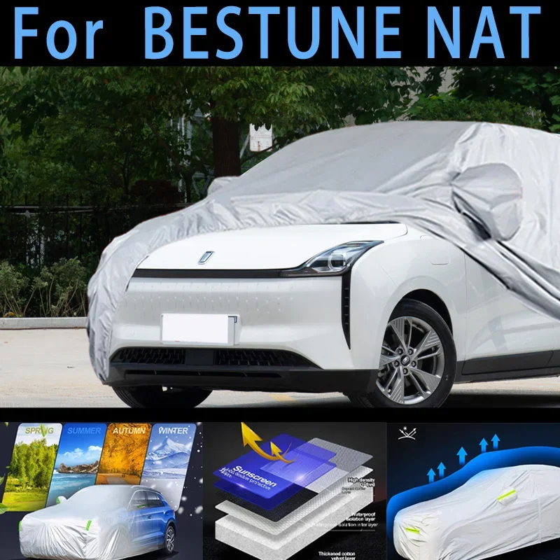 For BESTUNE NAT Car protective cover,sun protection,rain protection, UV protection,dust prevention auto paint protective