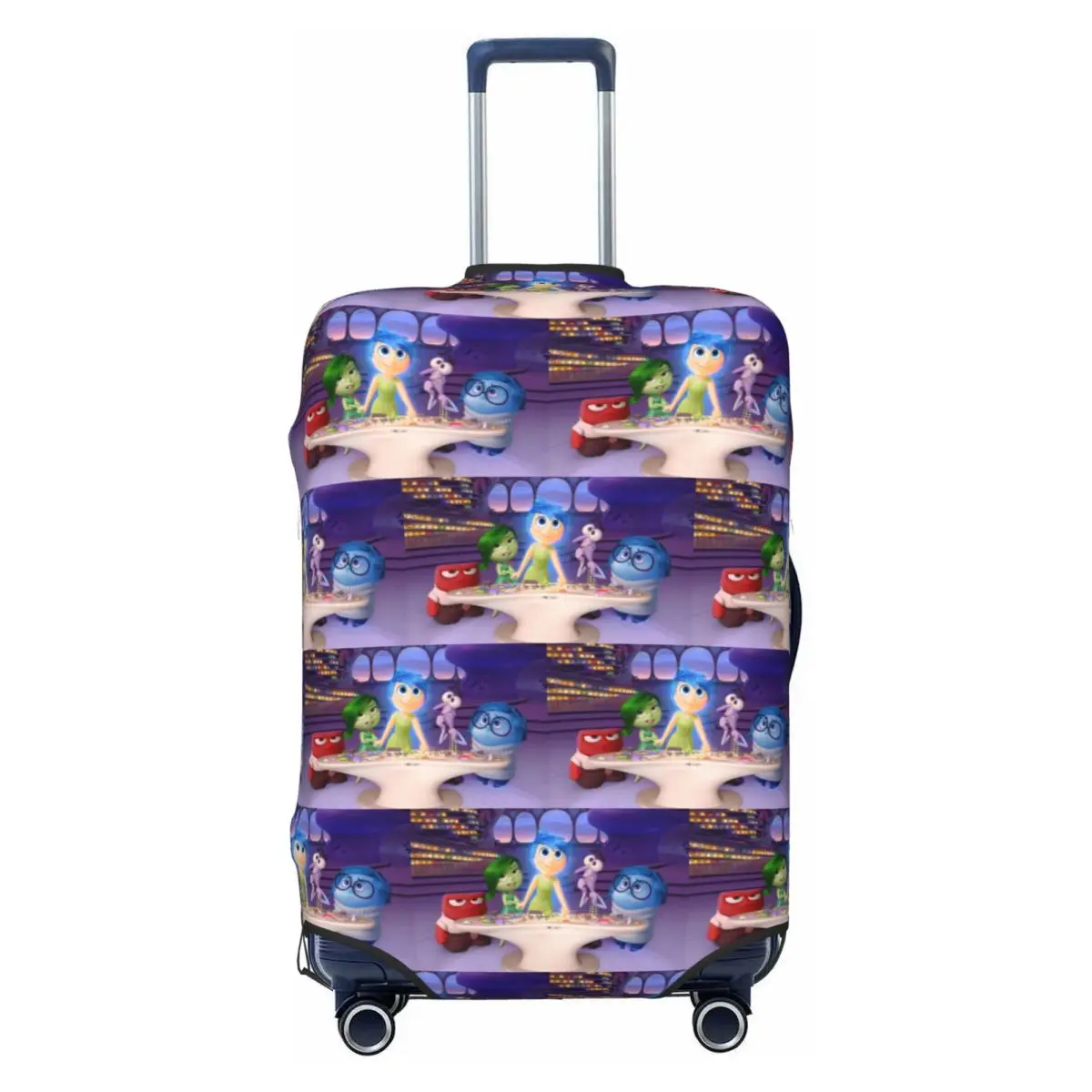 

Custom Funny Inside Out Anime Cartoon Luggage Cover Protector Dust Proof Hot Travel Suitcase Covers