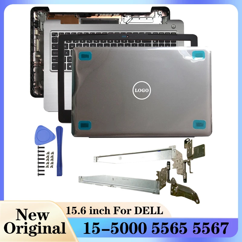 

For DELL Inspiron 15-5000 5565 5567 024TTM 0NP37J 0PT1NY 0T7J6N Laptop LCD Back Cover/Front Bezel/Hinges/Palmrest/Bottom Case