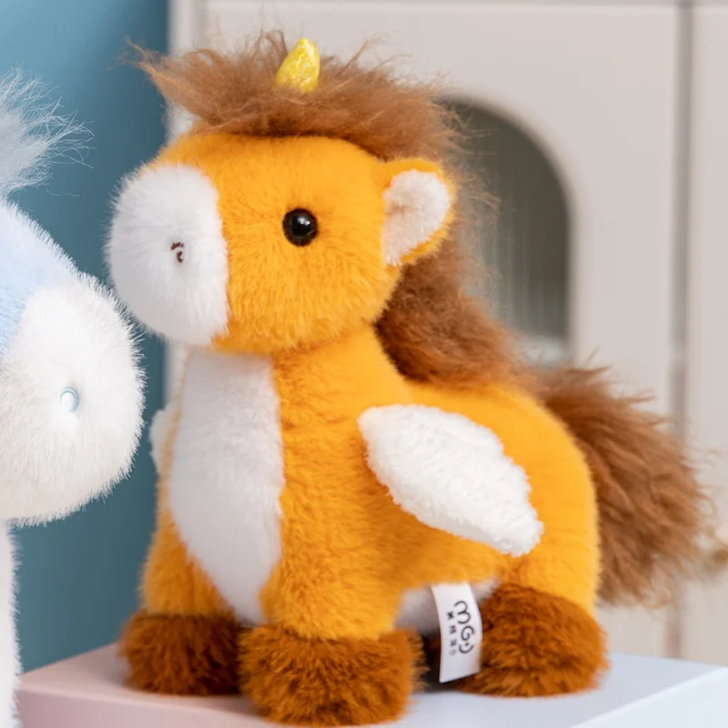 Animales de peluche, caballo, juguetes de peluche, muñeca Kawaii, caballo volador, juguetes para niños y niñas, los mejores regalos de cumpleaños, compañeros suaves e atemporales