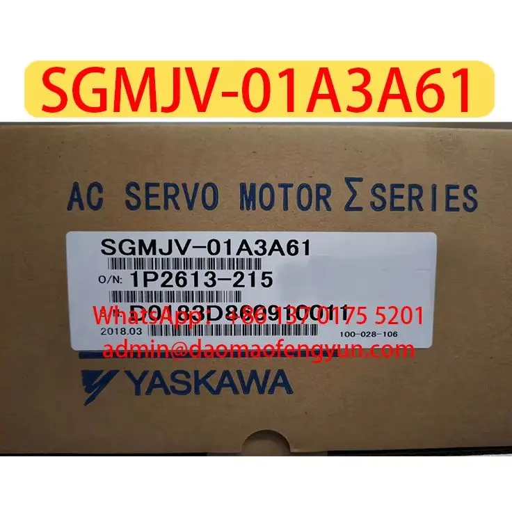 Servo Motor SGMJV-01A3A61 Brand New，SGMJV 01A3A61，Fast shipping