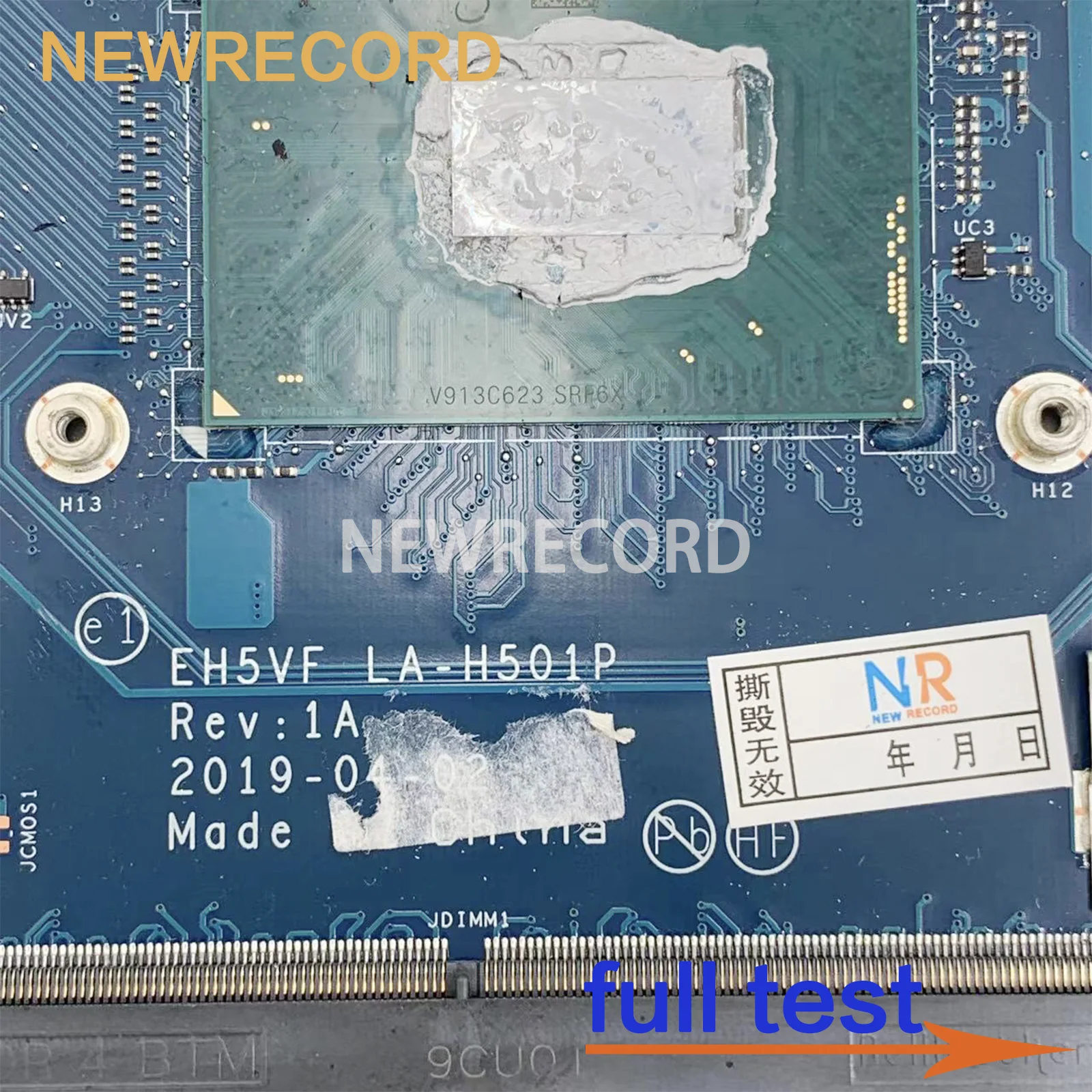 For ACER Nitro 5 AN515-54 AN715-51 Laptop Motherboard EH5VF LA-H501P with i5 i7-9th Gen CPU GTX1650 4GB GPU DDR4 Tested to work