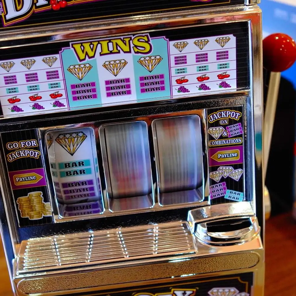 Creative Las Vegas Game Machine Shape Money Box For Kids Coin Deposit Machine Piggy Bank Coin storage Desktop Decoration ZL411