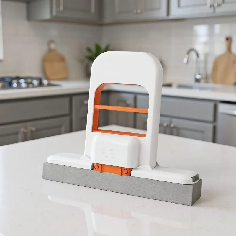 Foldable Home Cleaning Mop Desktop Window Car Cleaning Tool Portable Lazy Absorbent Sponge Mop With Replaceable Sponge Head