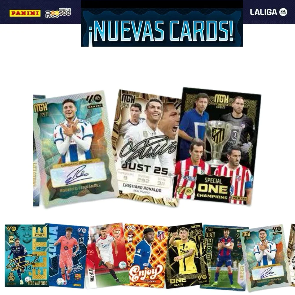 Panini Megacracks 2026‑2027 La Liga Football Trading Cards Factory‑Sealed Booster Box 48Pcs Star Autograph Parallel Cards Hobby