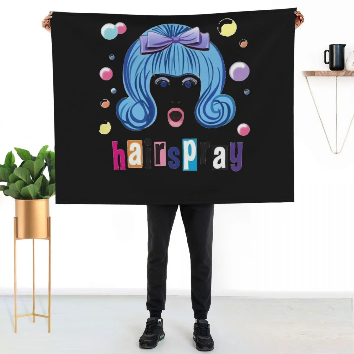 

Hairspray The Musical Classic T-Shirt Throw Blanket Lightweight Warm Blanket for Indoor Outdoor Use