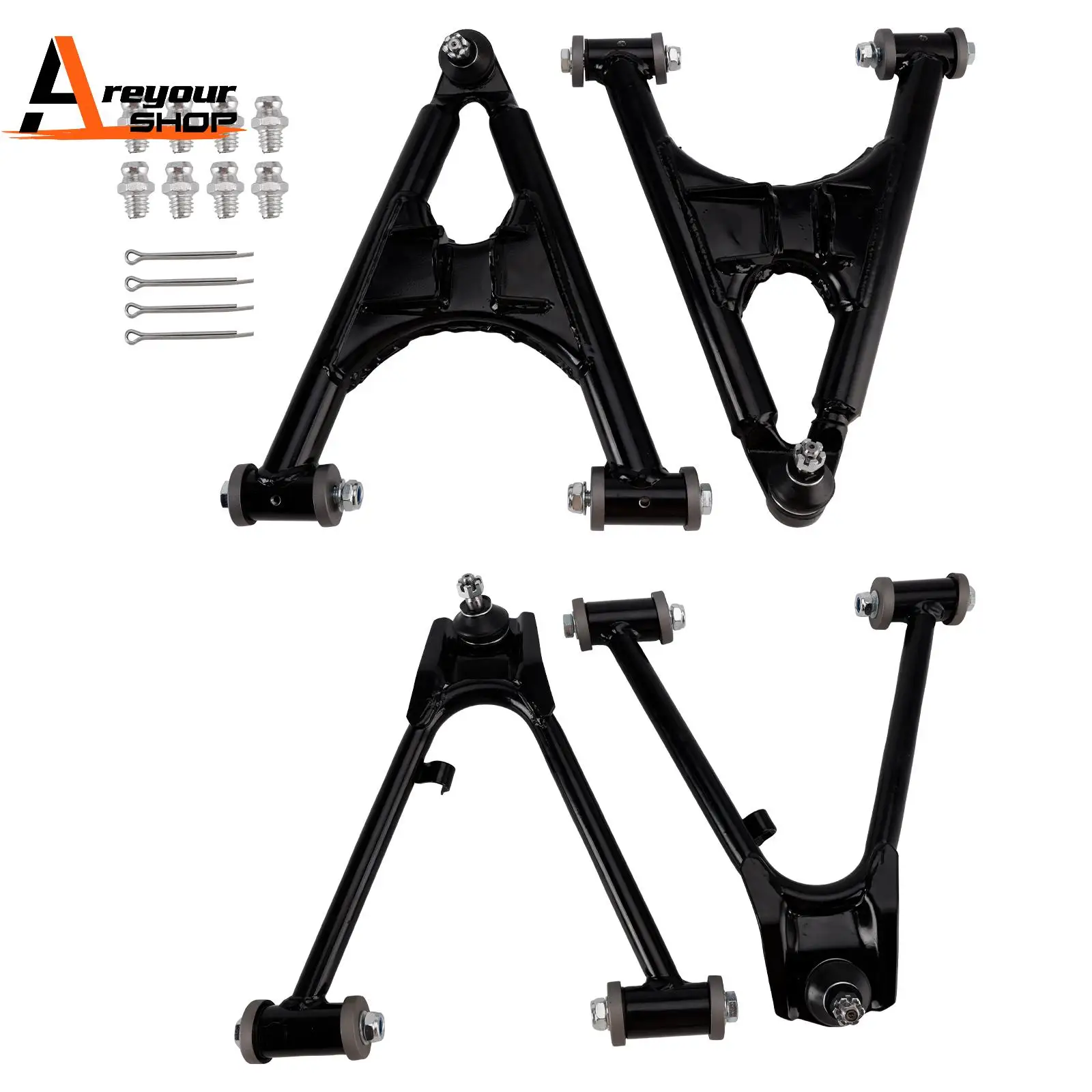 

Upper&Lower Set Of A-Arms Control Arms for Yamaha Warrior 350 Yfm350X 1989-2003