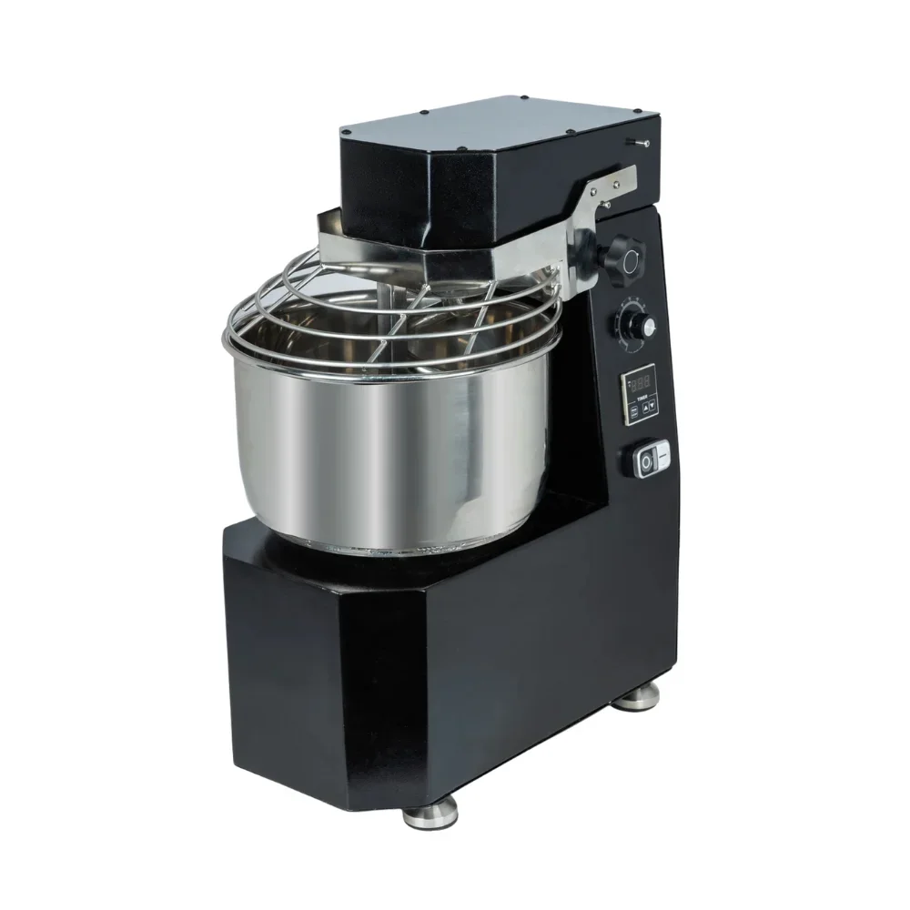 Premium Electric 3 kg 9 Liter 375W New Spiral Dough Mixer Variable Speed Tilt Head Splash Guard Corn (Black)