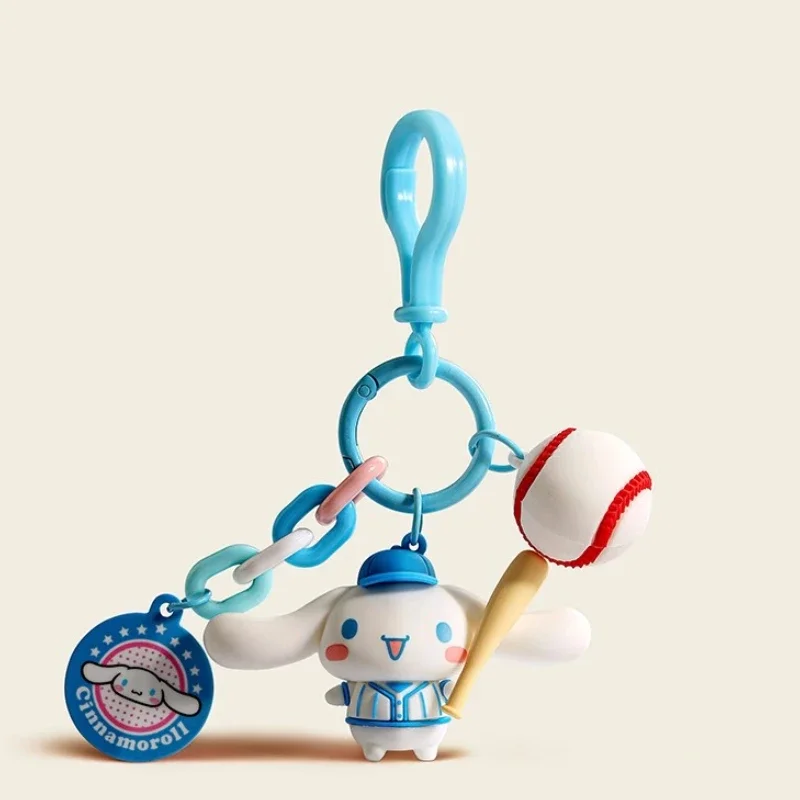 かわいいサンリオ漫画ハローキティ野球キーホルダーアニメバックパックかわいい卓球モデルペンダントキー装飾女の子クリスマスギフト
