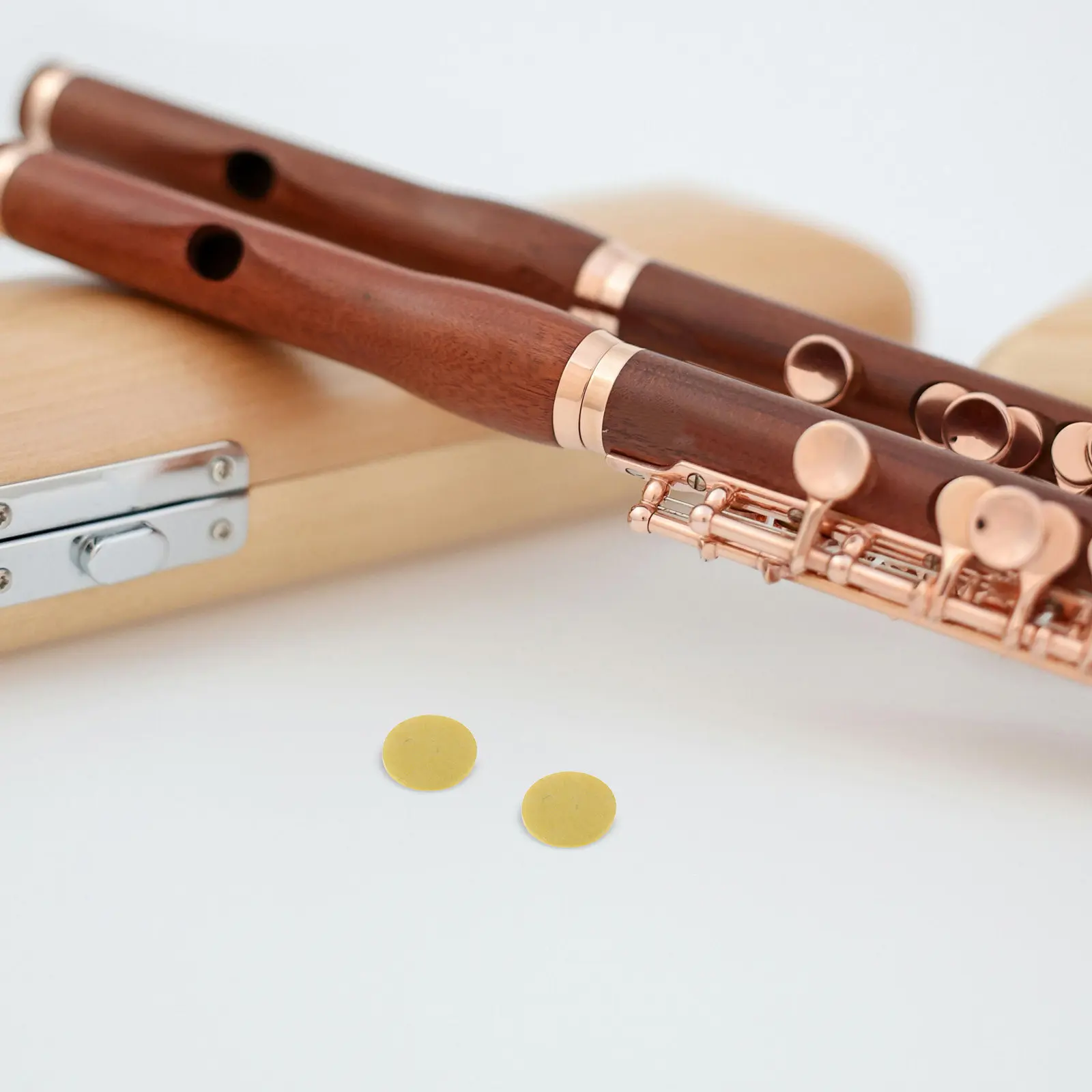 1Set Piccolo Key Hole Plugs Soft Comfortable Wind Instrument Repair Covers for School Band Practice Professional Piccolo