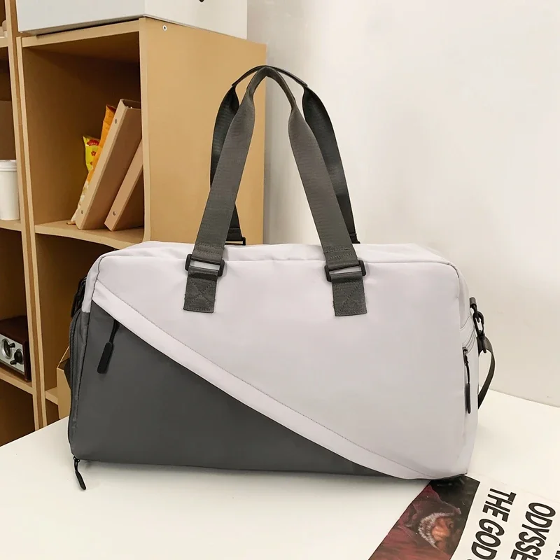 2024 Nieuwe Heren Tas Mode Eenvoudige Crossbody Tas Hoge Kwaliteit Grote Capaciteit Reistas Canvas Handheld Hot Sale