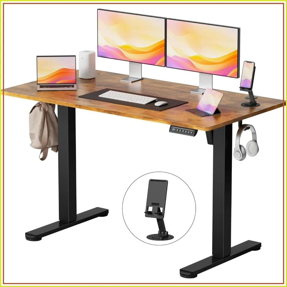 Height Adjustable Electric Standing Desk 46x24 Inches Sit St