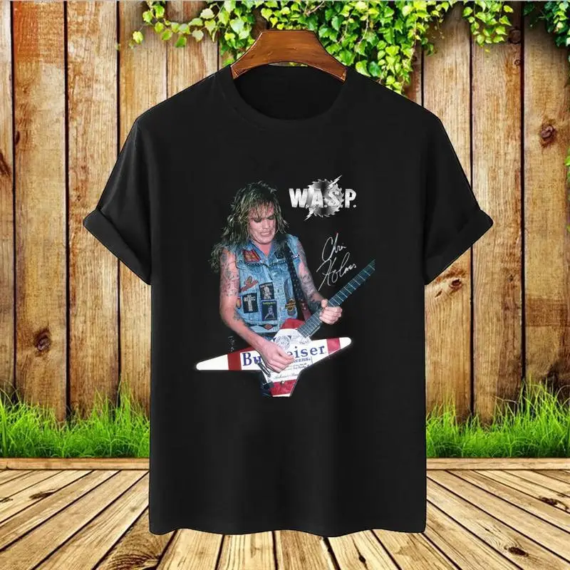 

Chris Holmes Signature W A S P For Fan All Size T Shirt