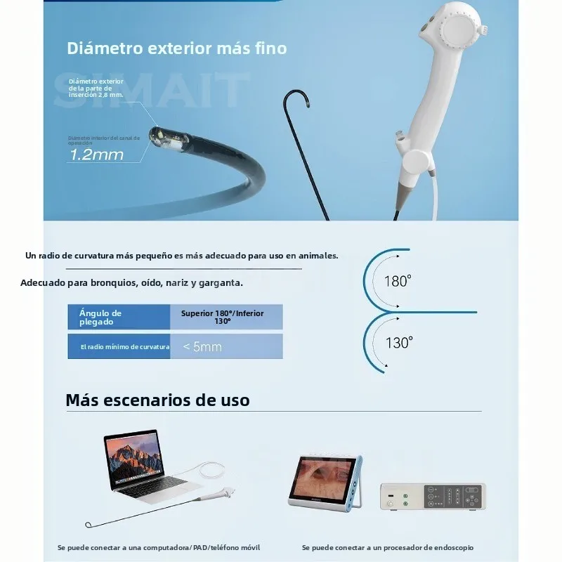 New Portable Gastrointestinal Endoscopy High‑Definition USB  System for Pets