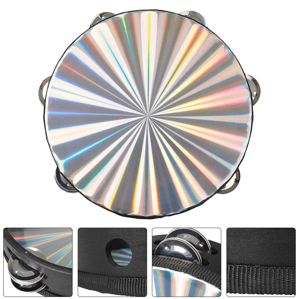 

Tambourine Child Kids Musical Instruments Hand Drums for Stainless Steel Percussion