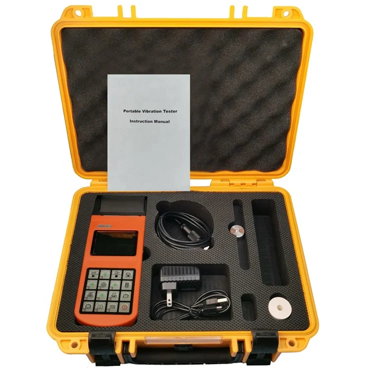GA-3820 Portable Probe Vibration Meter Digital Velocity Vibration Analyzer