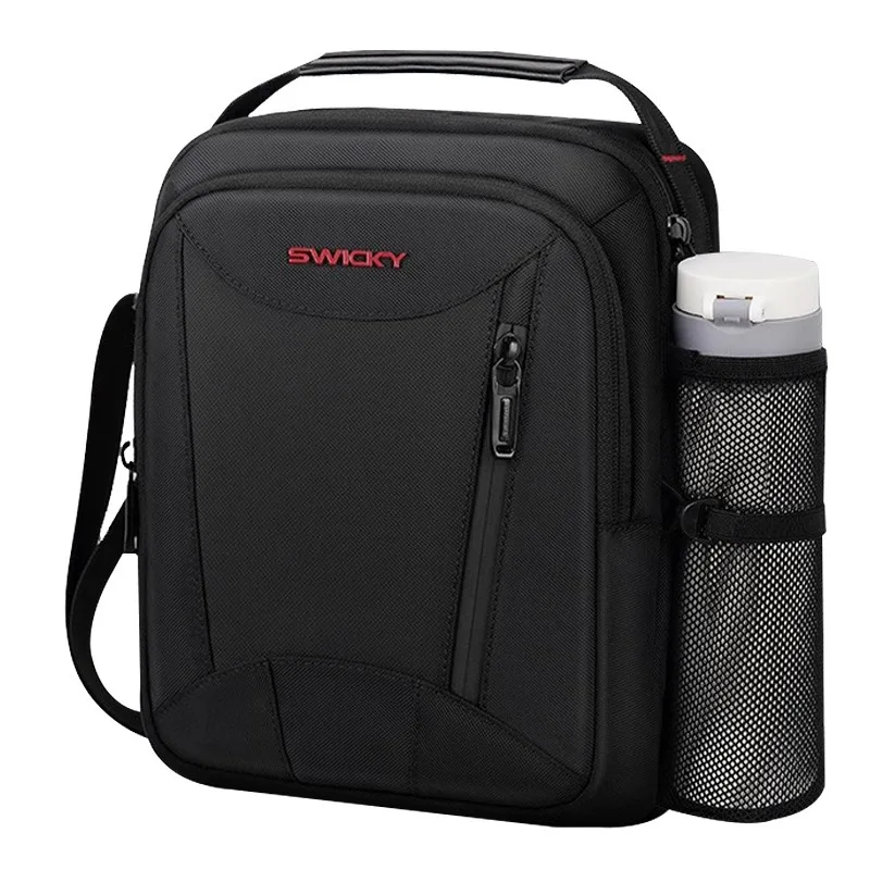 

Мужская сумка через плечо, водостойкая повседневная сумка на ремне, 10-дюймовый органайзер для планшета и телефона, портативная сумка для ручной переноски