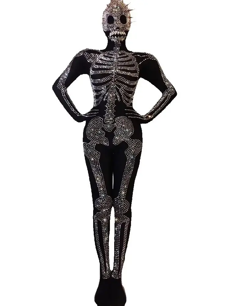 High Quality Hot Stamping Rivet Head Cover+Elastic Jumpsuit 2025 New Fashionable Custom Women'S Clothing