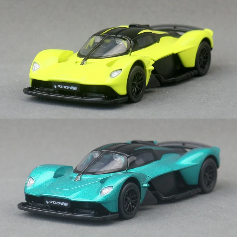 CCA Simulatie 1:39 Aston Martin Valkyrie Legering Model Auto kinderen Speelgoed Voertuig Pull Back Diecast Miniatuur Voiture Home Decor