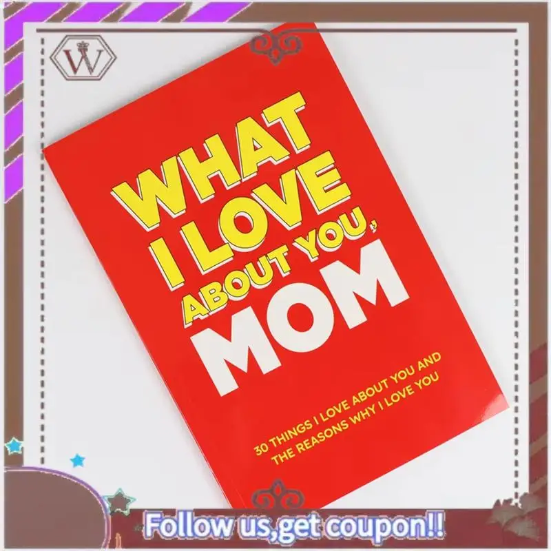 أحدث هدية عيد الأم العاطفية - كتاب التواصل بين الوالدين والطفل "أم، ماذا أحبك"