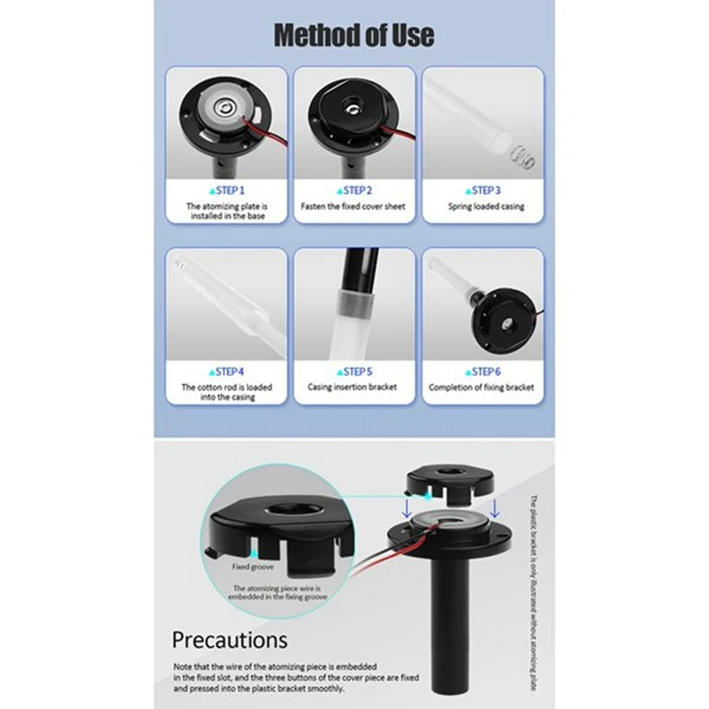 8 قطعة حامل الروائح رذاذ قوس USB مرطب صغير لتقوم بها بنفسك تجربة بالموجات فوق الصوتية الانحلال قوس دون البخاخة