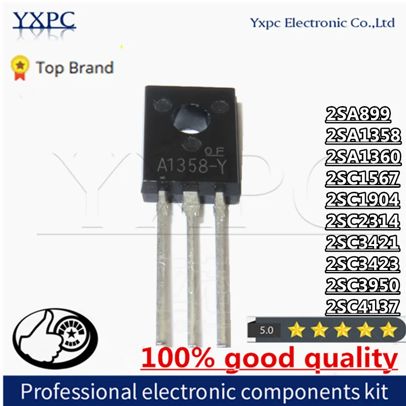 

10pcs 2SC3950 C3950 TO-126F 2SC2314 2SC1904 2SA899 2SC4137 2SC3423 2SC1567 2SA1358 2SC3421 2SA1360 C2314 C1567 A1358-Y A1360-Y