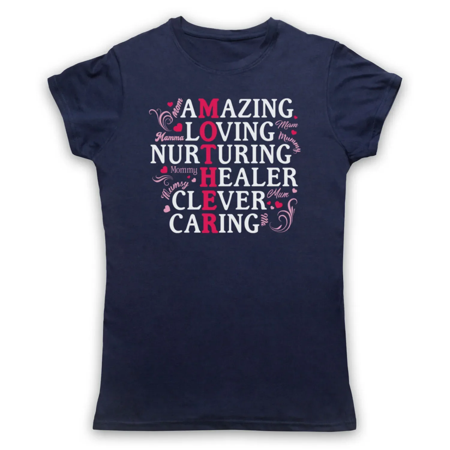 

MOTHER WORDS TO DESCRIBE AMAZING LOVING NURTURING HEAL MENS & WOMENS T-SHIRT