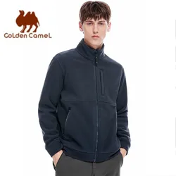 GOLDEN CAMEL Outdoor Hiking Jackets Men Women Hunting Warm Fleece Jacket for Men Windproof Thermal Clothes Sweater Winter Coat