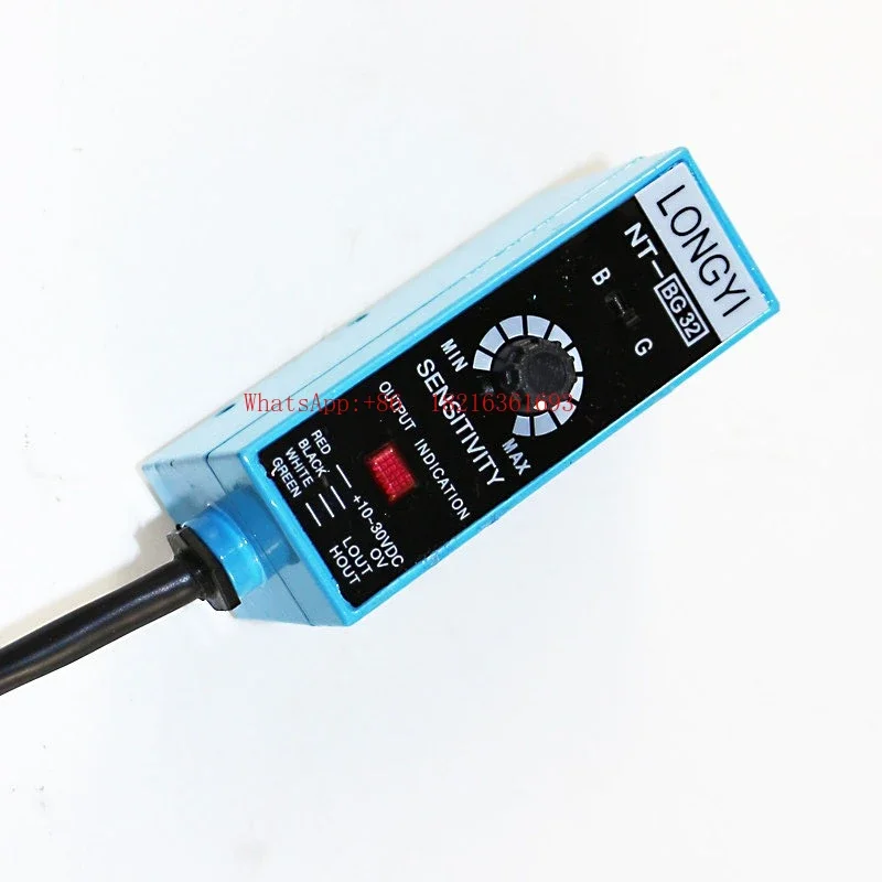 2026GOOD Two-color Light Sign Detection Photoelectric Switch Color Code Sensor NT-BG32 RG32 GW32LONGYI