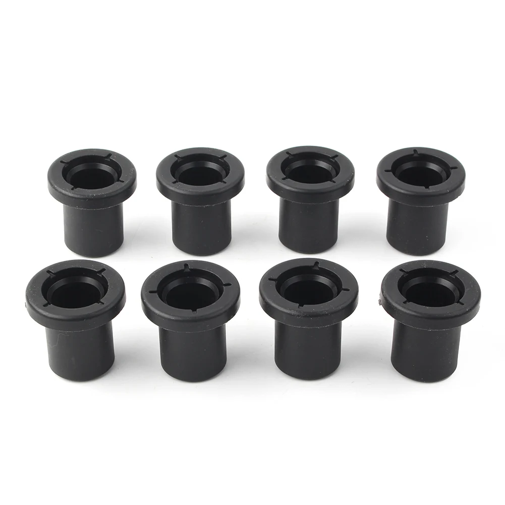 8Pcs Front A-Arm Short Bushings Black Plastic For Polaris Ranger XP 700 4x4 EFI 2006 2008