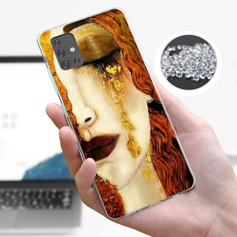 Kiss by Gustav Klimt Desig Case Phone Cover for Samsung Galaxy A51 A41 A31 A21S A21 A71 A50S A40 A30S A20E A10 A70 A6 A7 A8 A9 F