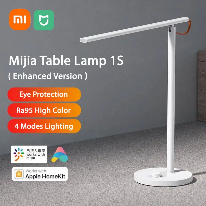 

Xiaomi Mijia Table Lamp 1S Enhanced Version Ra95 High Color Rendering Index with Mi Home APP Eye Protection Folding Desk Light