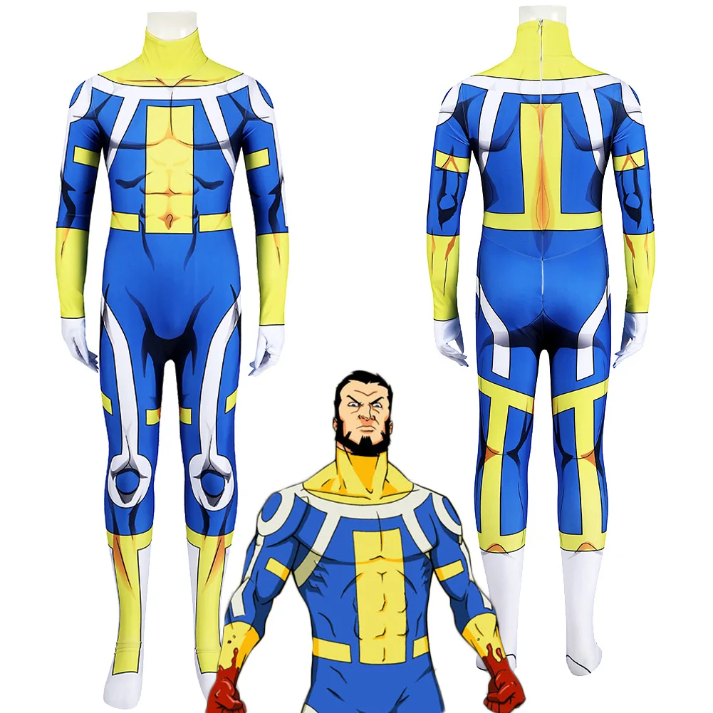 

Disguise Invincible The Immortal Cosplay Boys Jumpsuit Cartoon Costume Teen 6 to 14 Years Roleplay Fancy Dress Up Party Outfits