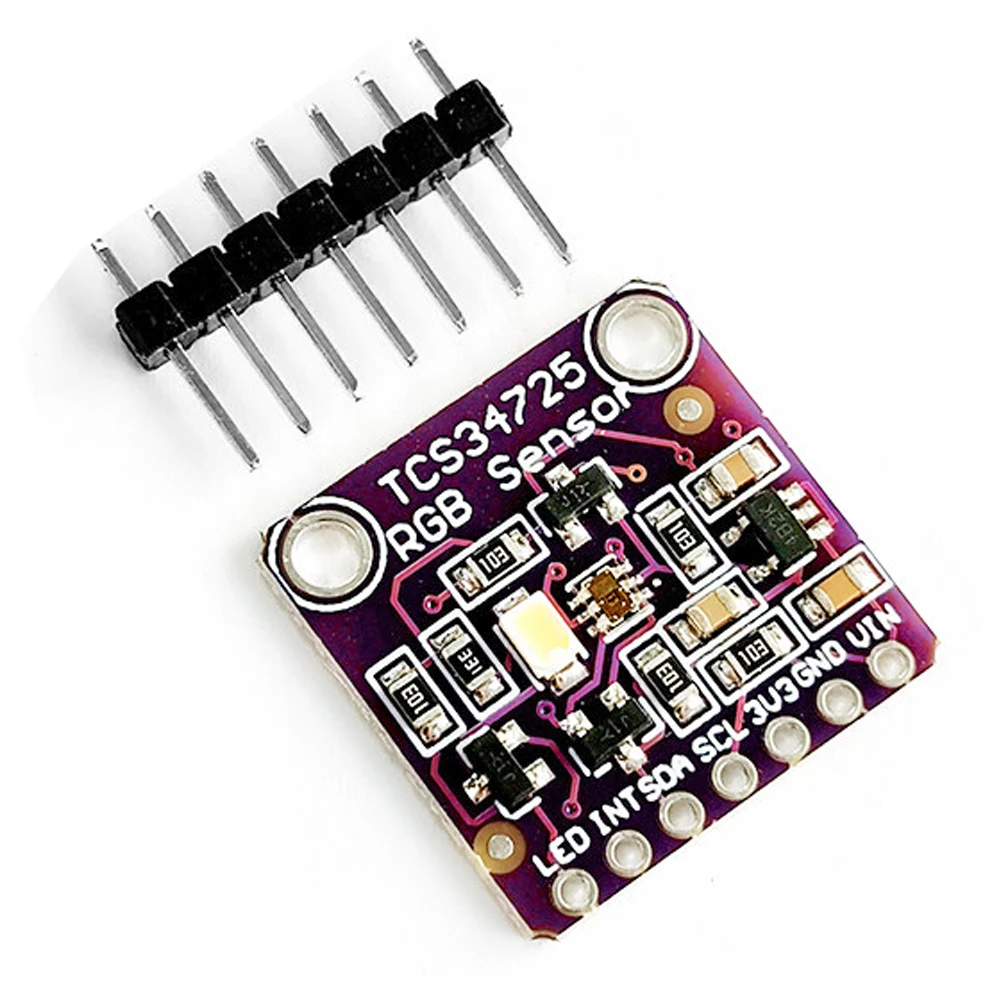 TCS34725 Farbsensor RGB Entwicklungsboard Modul Lichterkennungsdetektor-Board für Arduino DIY Elektronikprojekt