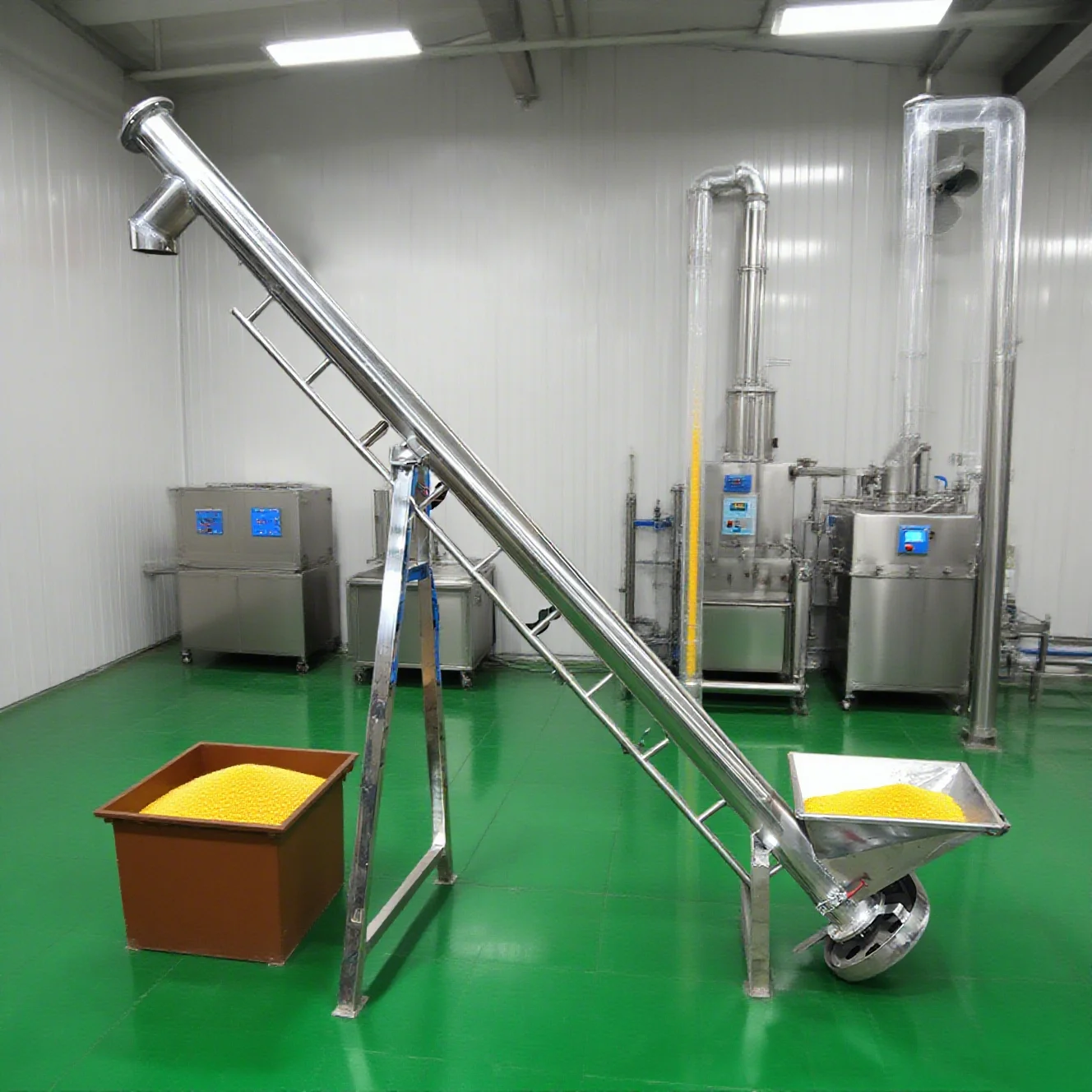 Trasportatore a coclea per alimentazione in acciaio al carbonio e acciaio inossidabile ad alta efficienza personalizzato OEM per il trasporto di materiali a basso costo