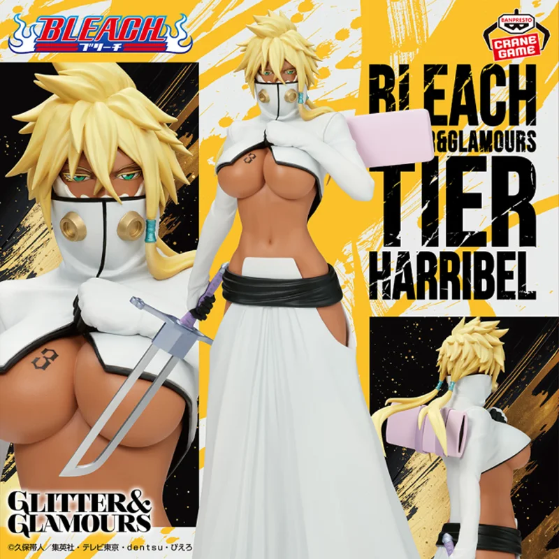 

[Genuine Original] In Stock Bandai Banpresto Bleach Glitter&glamours Tier Harribel Anime Figure Model Collector Figurine Toys
