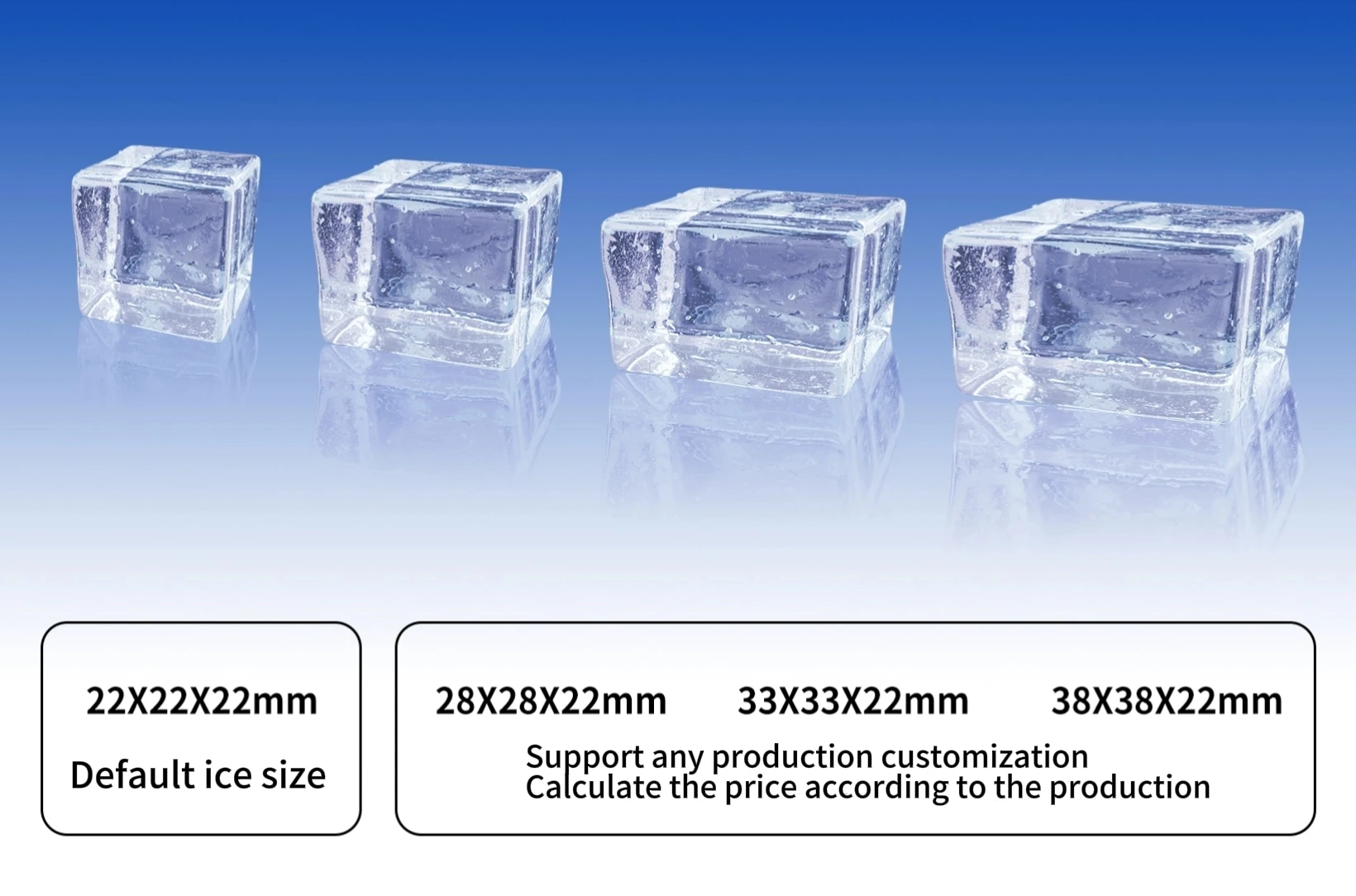 2025年ホットセール 毎日80kg生産 商業用カスタマイズ可能 製氷機 販売用