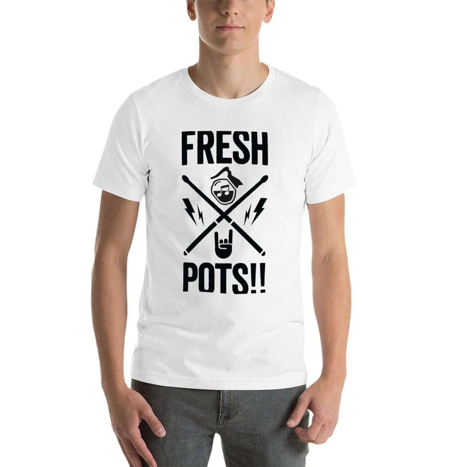 أواني طازجة! Foo-Ever القتال كافين سحب تي شيرت g رجل تي شيرت للرجال تي شيرت شخصية تي شيرت