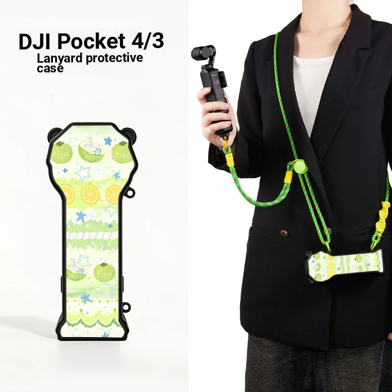 Camera protective case for DJI Pocket 4/Pocket 3 camera storage bag lanyard accessories gimbal cover lens filter storage box