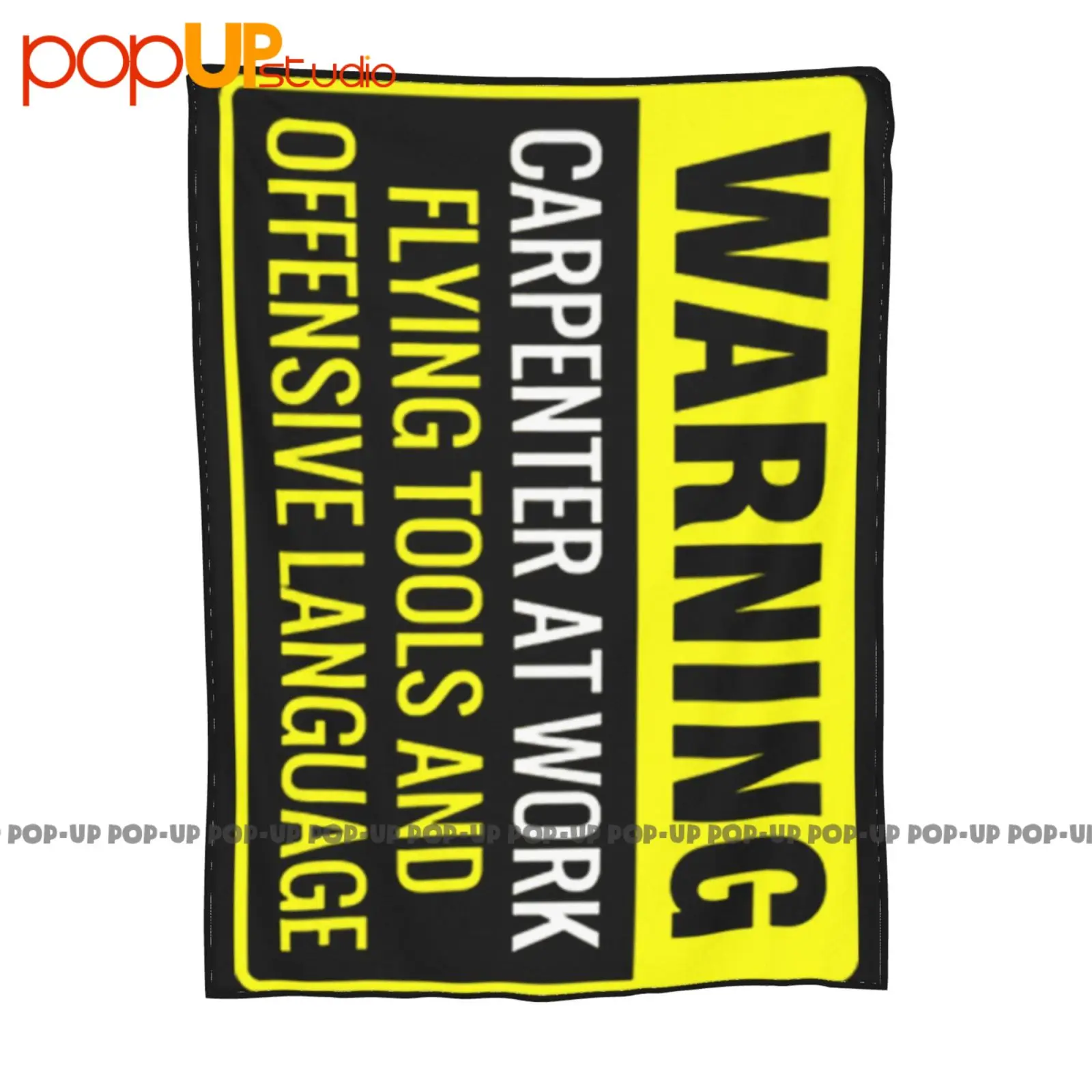 Warning Carpenter At Work Ultra-Soft Blanket Quilt Winter Sofa Cover Bed Covers