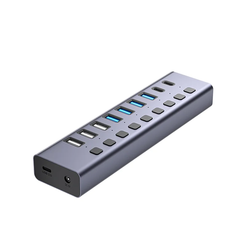 

New!!9 In1usb C Hub With Adapter USB C Hub Charging 10Gbps Data Transfe For Phone/Laptop US Plug