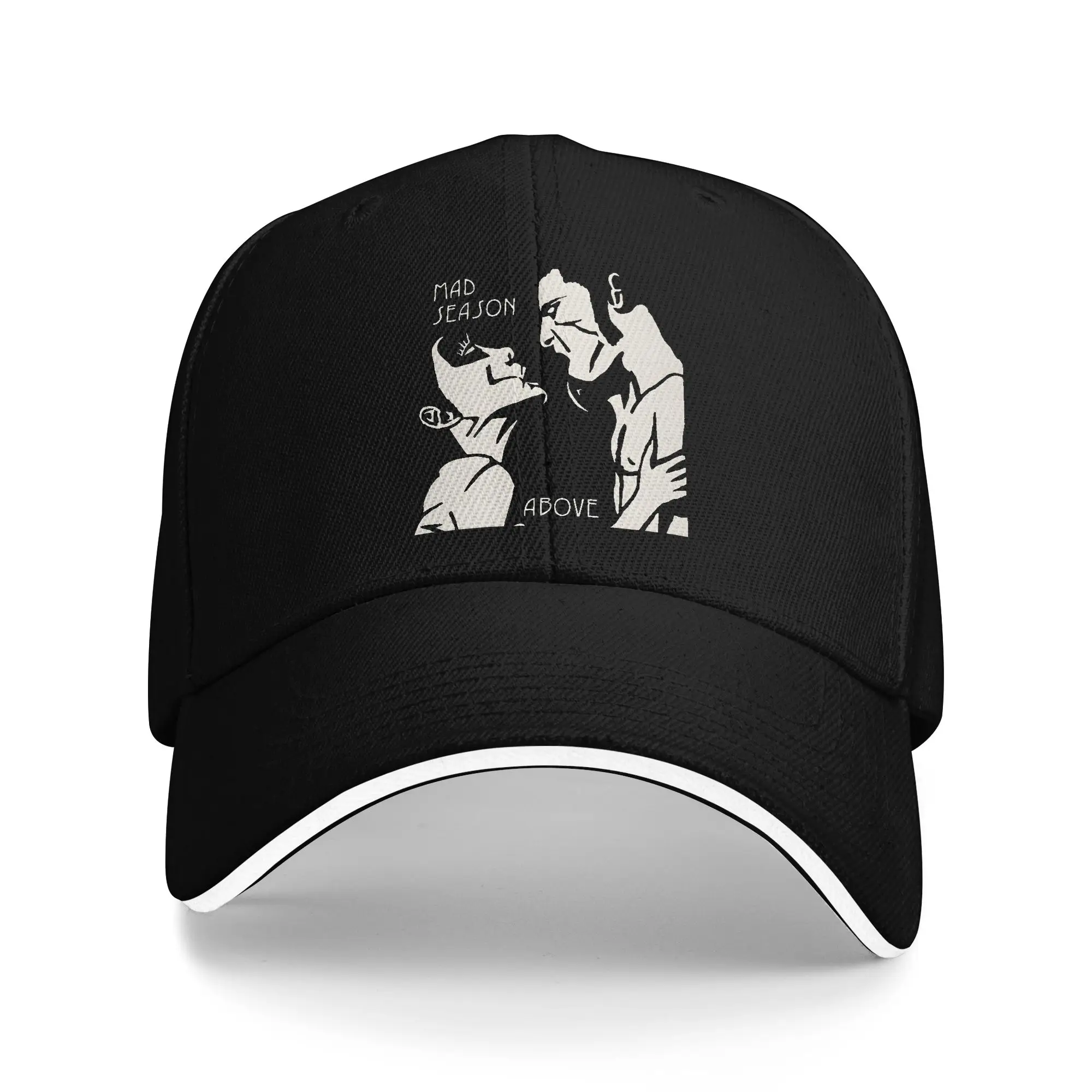 Mad Season Above White Outline Album Baseball Cap Men Women Hip Hop Hats Dropshipping Design Outdoor Sport Snapback Cap Gift