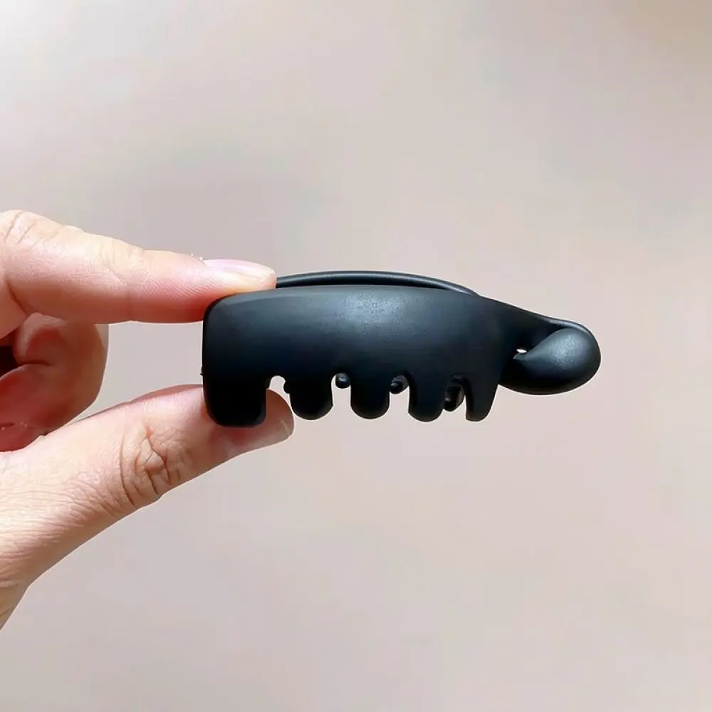 Fashion French Banana Hair Clip Tortoiseshell Matte Finish Shark Claw Holder Elegant Styling Accessory For Daily Hair Styling